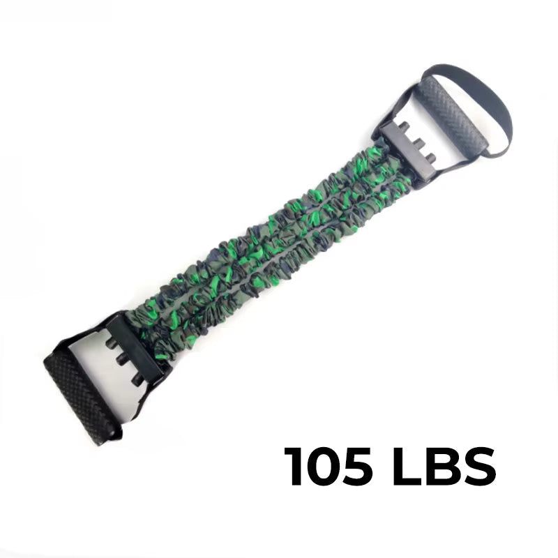 Elevate Your Fitness Routine with the 3-Way Natural Latex Resistance Band - Adjustable Arm Strength Tension Device for Comprehensive Chest Training!