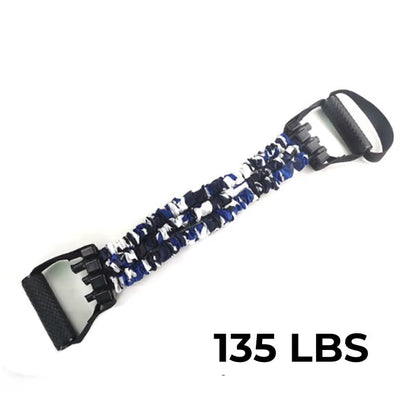 Elevate Your Fitness Routine with the 3-Way Natural Latex Resistance Band - Adjustable Arm Strength Tension Device for Comprehensive Chest Training!