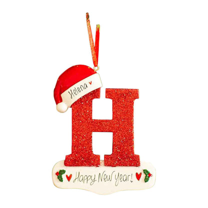 English Letters Christmas Letters Decorative Pendant