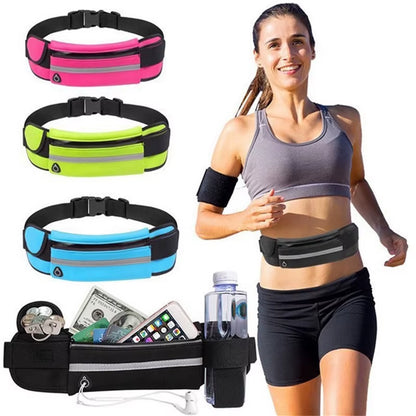 Ultimate Sport Running Waist Bag for Men and Women - Comfortable Gym Fanny Pack with Safety Tape & Versatile Phone Case for Active Lifestyle