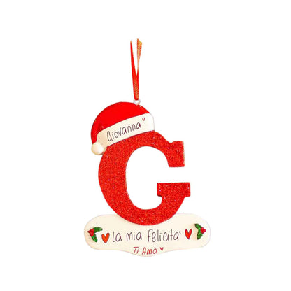 English Letters Christmas Letters Decorative Pendant