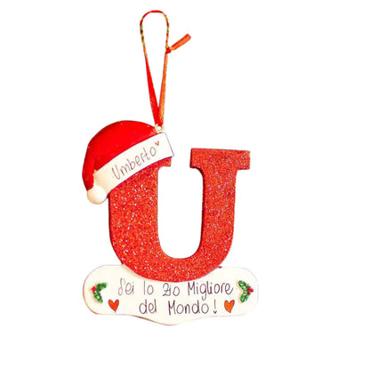 English Letters Christmas Letters Decorative Pendant
