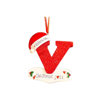 English Letters Christmas Letters Decorative Pendant